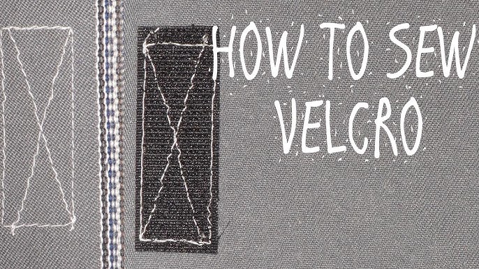 How to sew Velcro or Hook & Loop Tape Closures