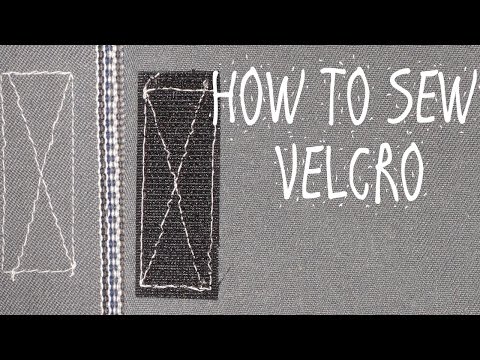 HOW TO SEW VELCRO 