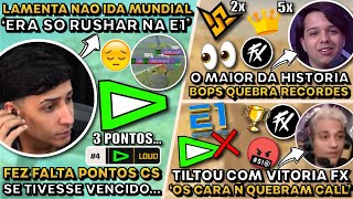 ELGATO TILTA COM VITORIA FX! BOPS O MAIOR JOGADOR HISTORIA ? BAK LAMENTA NAO IDA MUNDIAL!