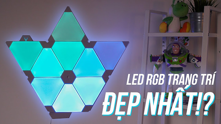 Mở hộp Nanoleaf - Đèn LED RGB Đỉnh nhất, Đẹp nhất cho góc chơi game của bạn!!