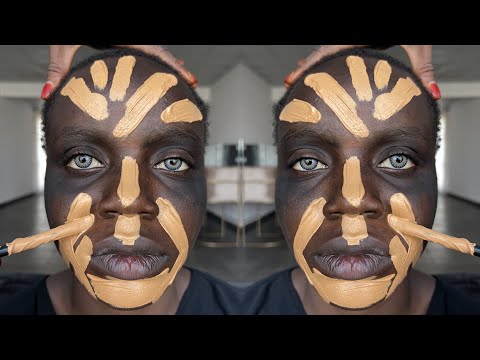 Unbelievable 😱💄🔥 Ghanian Bridal Makeup And Gele Transformation 👆 Makeup Tutorial 😳💉✂️