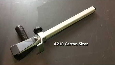 A210 Carton Sizers