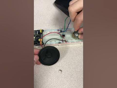 555 timer with speaker Circuit Diagram