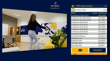 EVIDEI 3 Fixed Asset Management RFID and Barcode Inventory Count Preview