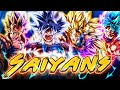 The Most UNSTOPPABLE Saiyan Team EVER In Dragon Ball Legends!