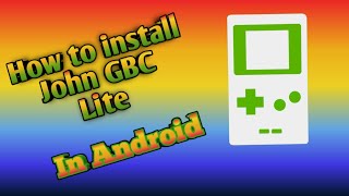 How to download John GBC Emulator in Android/ How to download Pokemon Red in John GBC Emulator. screenshot 3