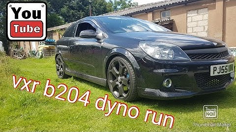 ASTRA VXR B204 STOCK 1ST DYNO RUN!!!