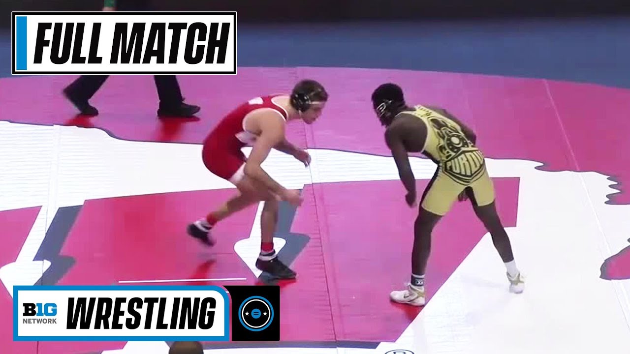 157 LBS: #5 Kendall Coleman (Purdue) vs. Garrett Model (Wisconsin) | 2021 B1G Wrestling