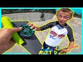 GIVING SCOOTERS TO EVERY KID AT SKATEPARK!