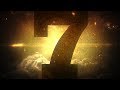 COUNTDOWN TIMER 7 to 0 v 618 Cinematic Timer with Sound Effects 4k