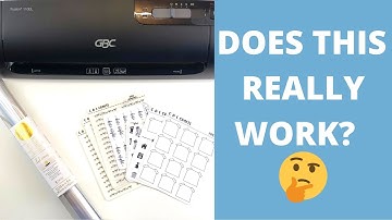 FOILING STICKERS USING A LAMINATOR // DIY //