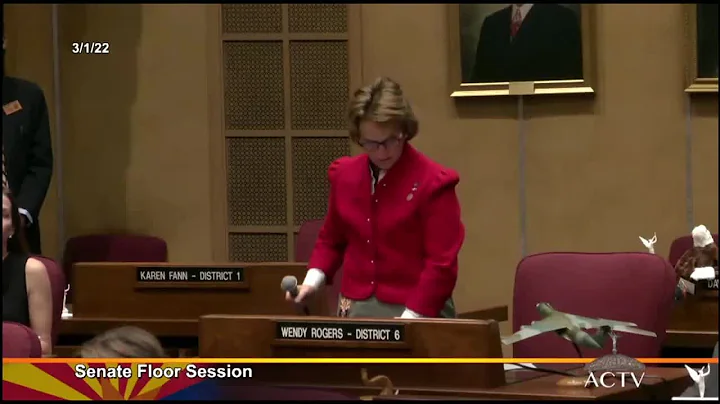 Arizona Senator Wendy Rogers responds to censure f...