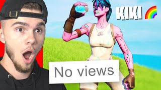 REACTING to Fortnite Videos with 0 Views... (HILARIOUS)