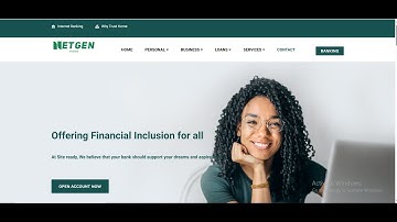 How To Build An Online Banking Website #onlinebankingwebsite