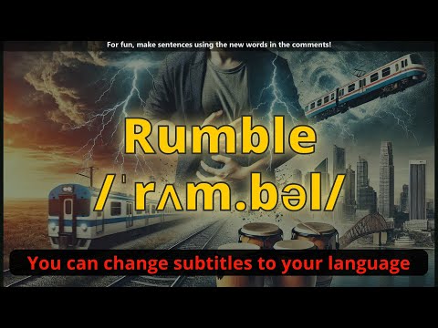 Rumble meaning with 5 examples