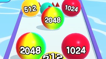 Ball Run 2048 : Merge Number! Walktrough Level 451-500
