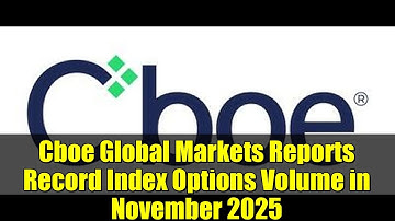 Cboe Global Markets Reports Record Index Options Volume in November 2025