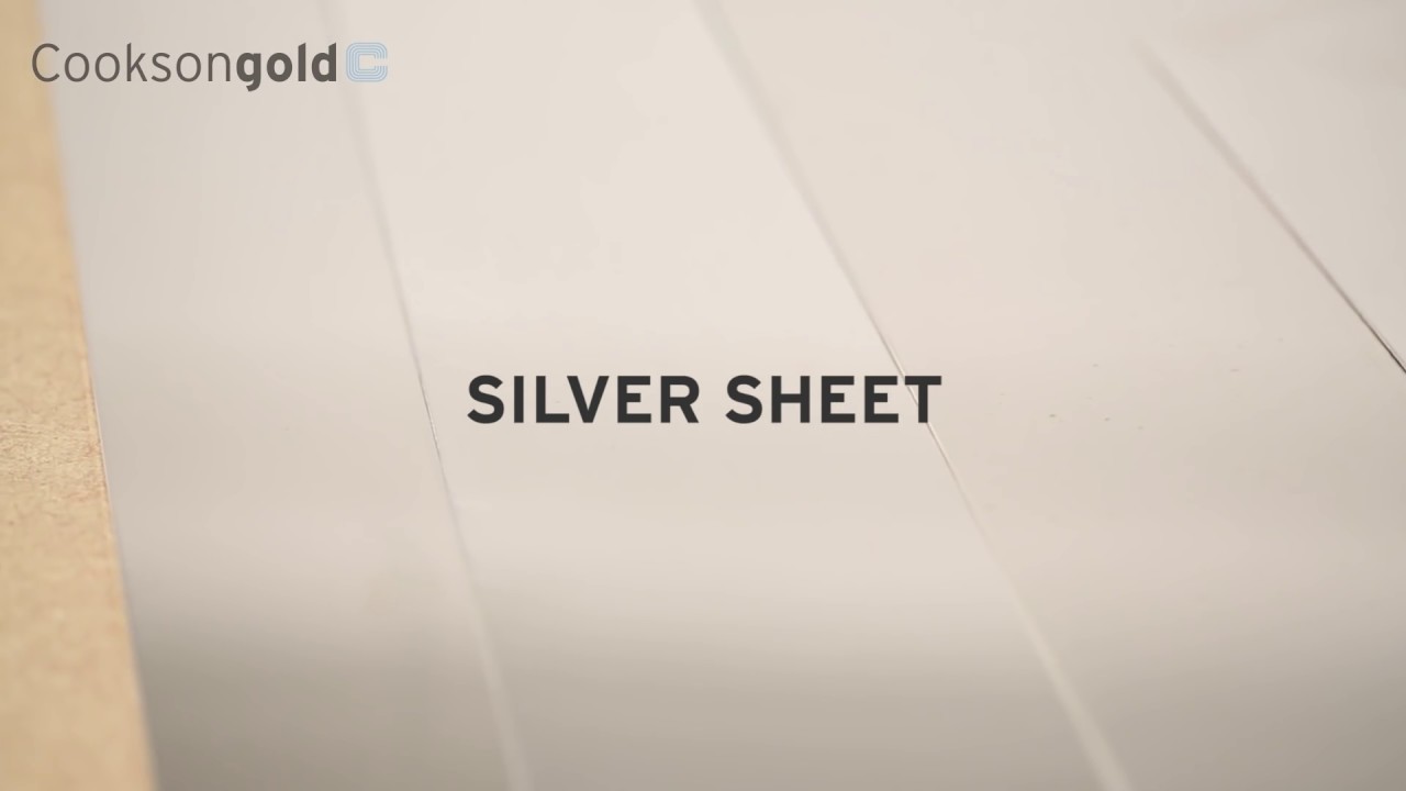 cooksongold silver sheet for jewellery making youtube silver sheet for jewelry making