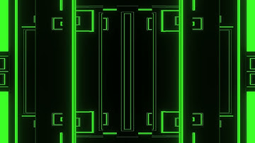 [4K] 1 Hour Green Neon VJ Loop - DJ Visuals