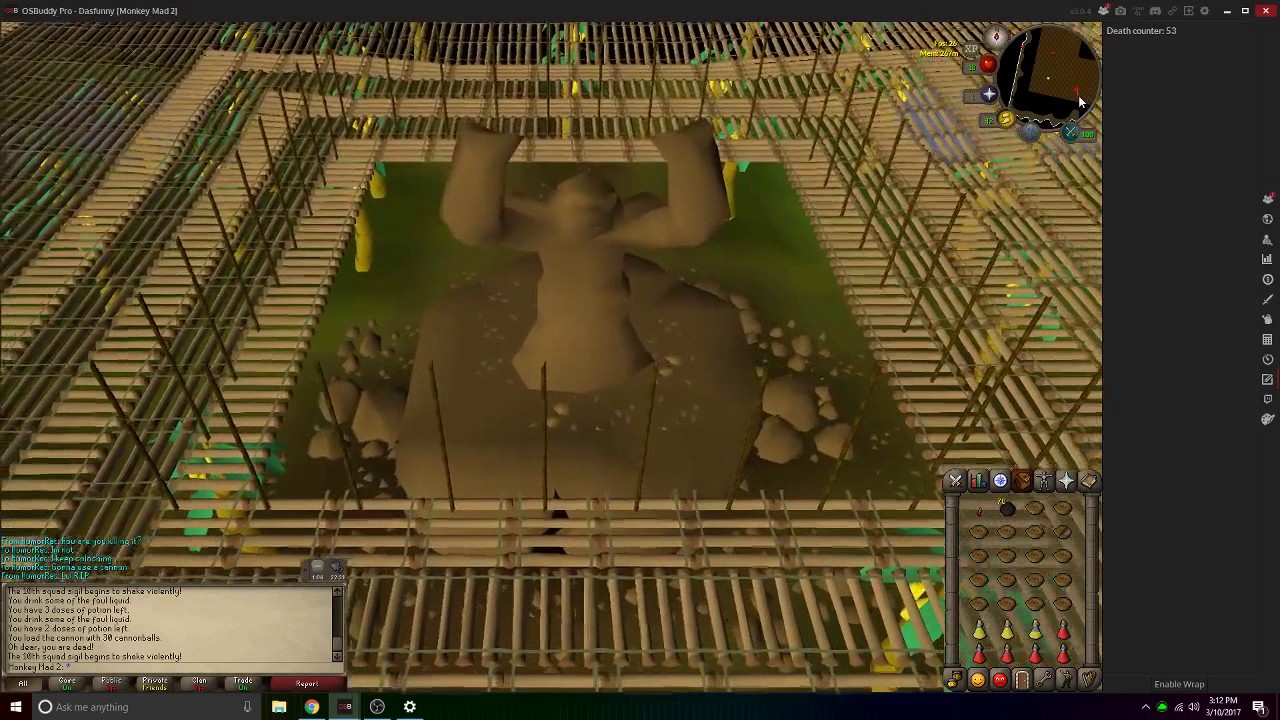 Runescape 2007 - Monkey Madness Boss at 15 Combat