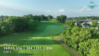 Crystal Lake Golf Club - Hole 7 Drone Flyover