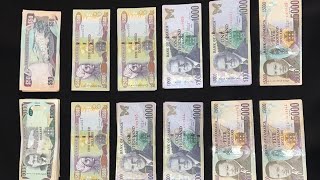 JAMAICAN DOLLARS | CASH COUNT | $100K | ASMR | SAVINGS CHALLENGE. $5000 NOTE | ALL DENOMINATIONS