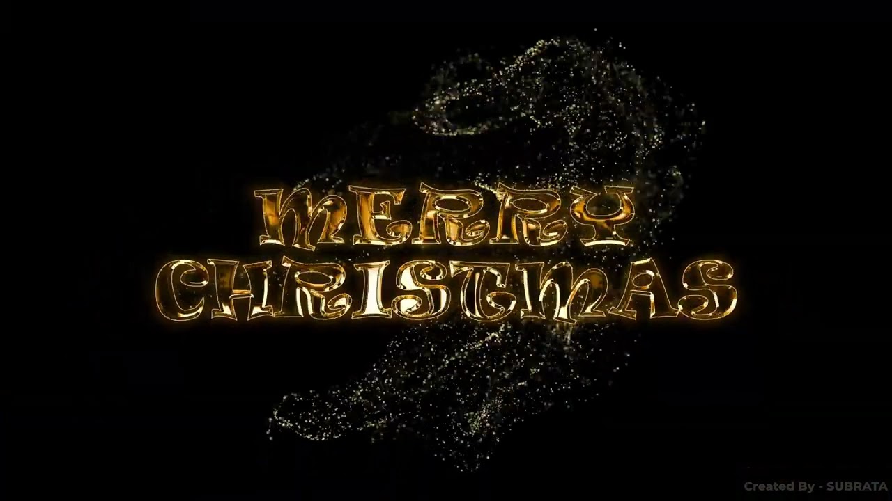 MERRY CHRISTMAS TEXT ANIMATION MOTION GRAPHICS IN DAVINCI RESOLVE