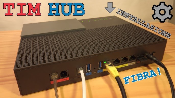 TIM Modem Router Wi-Fi TG789vac  Unboxing, installation and test 