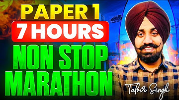 NTA UGC NET 2024  - Complete Paper 1 II 7 Hour Non-Stop Marathon By Talvir Singh