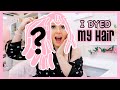 I DYED MY HAIR! (Bye Bye Pink)