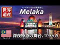 【世界遺産マラッカ】バスで国境越えてマレーシア観光🚌深夜特急の舞台🇲🇾マラッカ海峡モスク|海外旅行Vlog