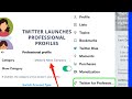 How to switch twitter personal profile to professional | Switch twitter professional Mode