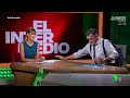 El momento en el que Wyoming pasa un billete de 20 euros a Sandra Sabatés - El Intermedio