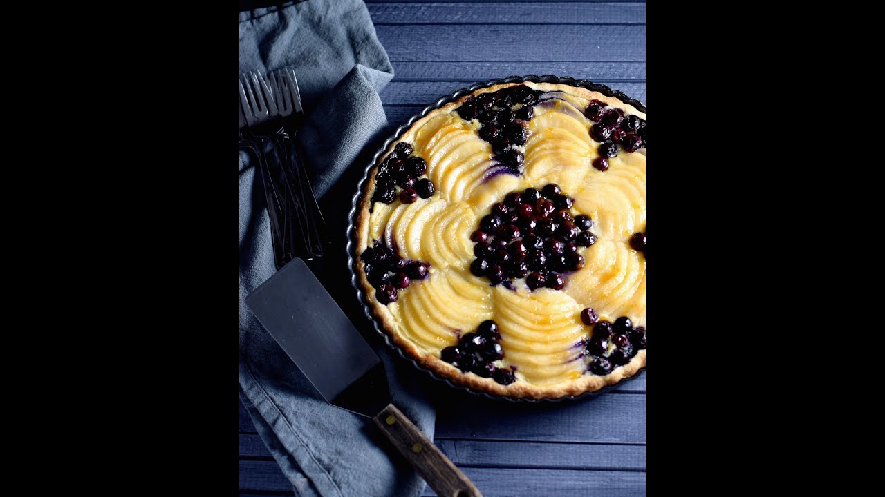 Pear and Almond (Frangipane) Tart Recipe | Truffles and Trends