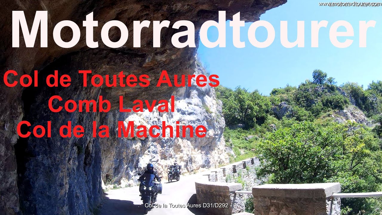 Moto Guzzi im Vercors - Col de Toutes Aures - Comb Laval - Col de la Machine - Motorradtourer 2024