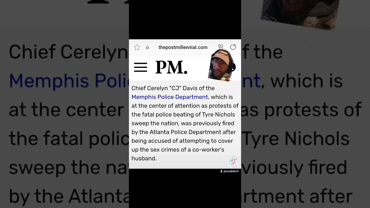 ⁣Memphis Police Chief is a bad cop too. #atlanta #georgia #memphis #tennessee #tyrenichols #shorts