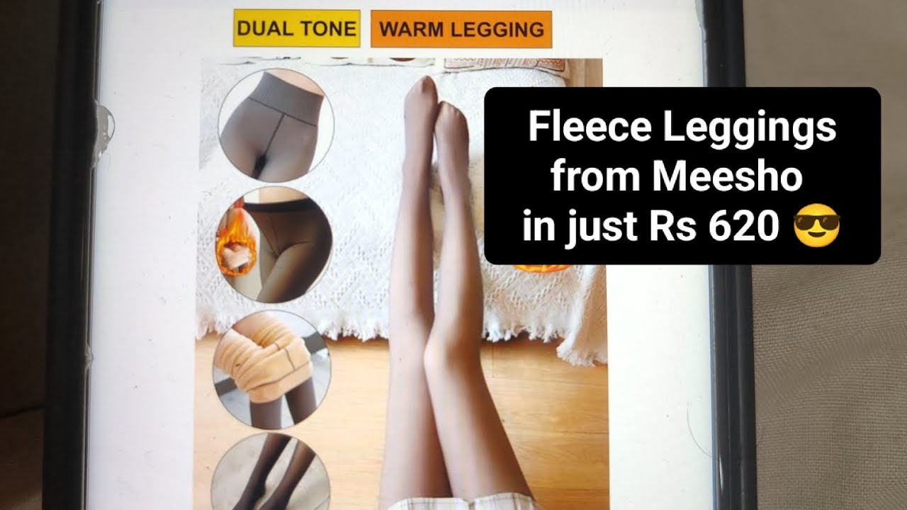 MUST HAVE* Fleece Leggings from Meesho