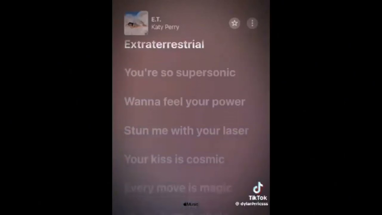 E.T. - Katy Perry Male version slowed and reverb