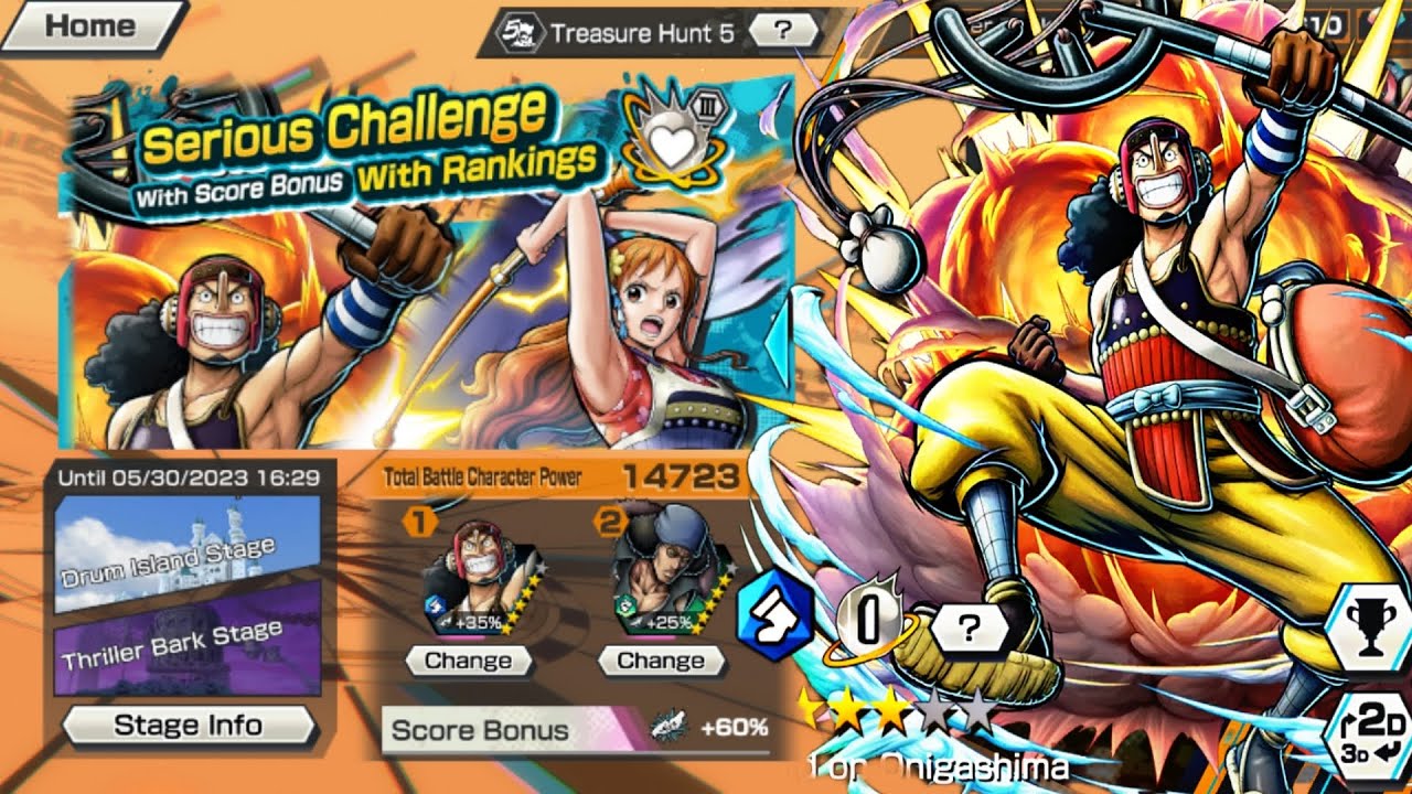 PLAYING NEW USOPP IN CHALLENGE BATTLE! ONE PIECE BOUNTY RUSH