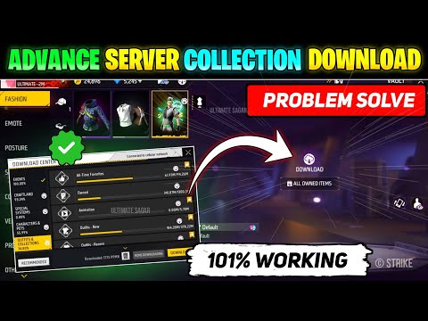 FF ADVANCE SERVER COLLECTION PACK DOWNLOAD || HOW TO DOWNLOAD COLLECTION PACK IN ADVANCE SERVER