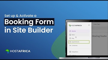 How to Create a Booking Form in the Site Builder