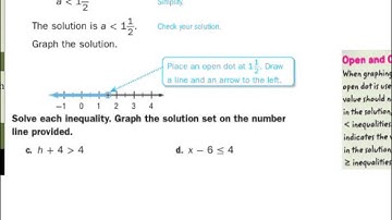 Solve Inequalities by Addition or Subtraction
