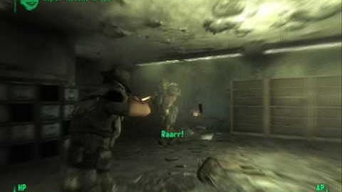 Fight against Super Mutant -- Fallout 3