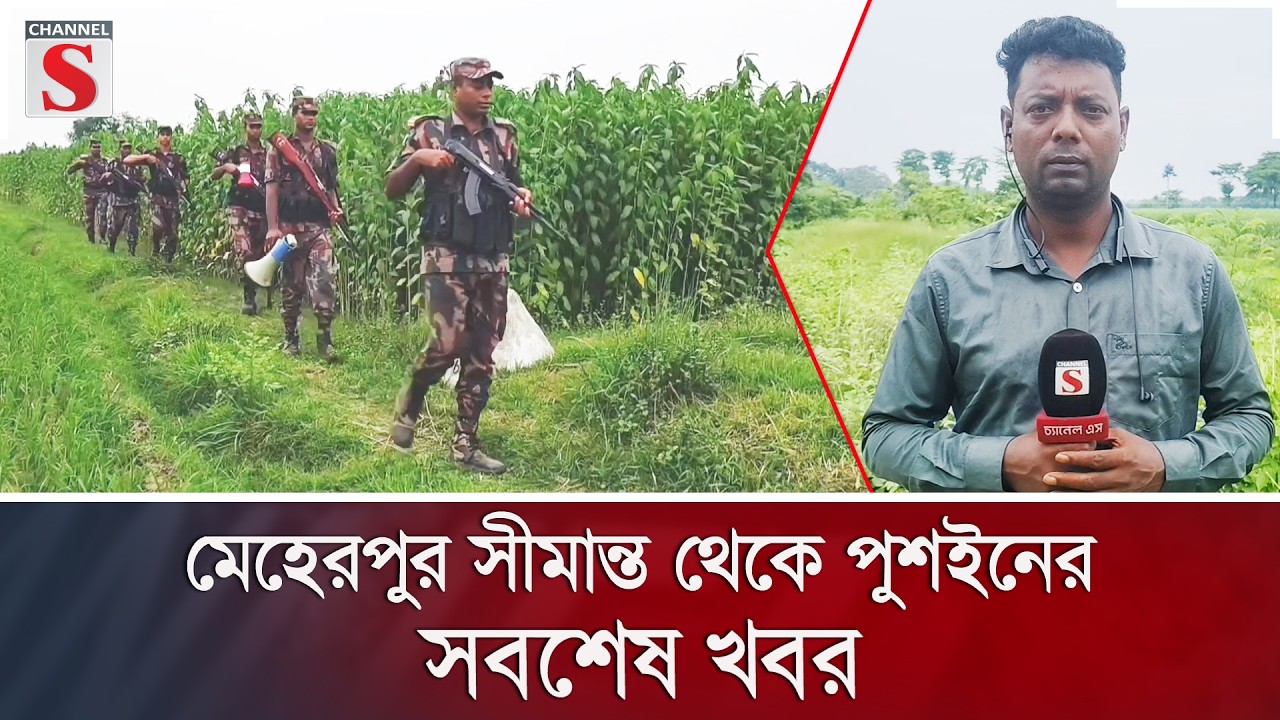 মেহেরপুর সীমান্ত থেকে পুশইনের সবশেষ খবর | Channel S News