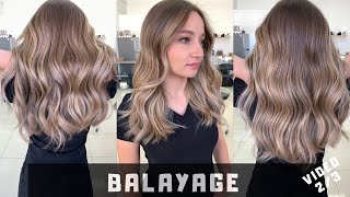 FREEHAND BALAYAGE con OLAPLEX: La Combinación Perfecta para un Cabello Hermoso y Saludable VIDEO 2/3