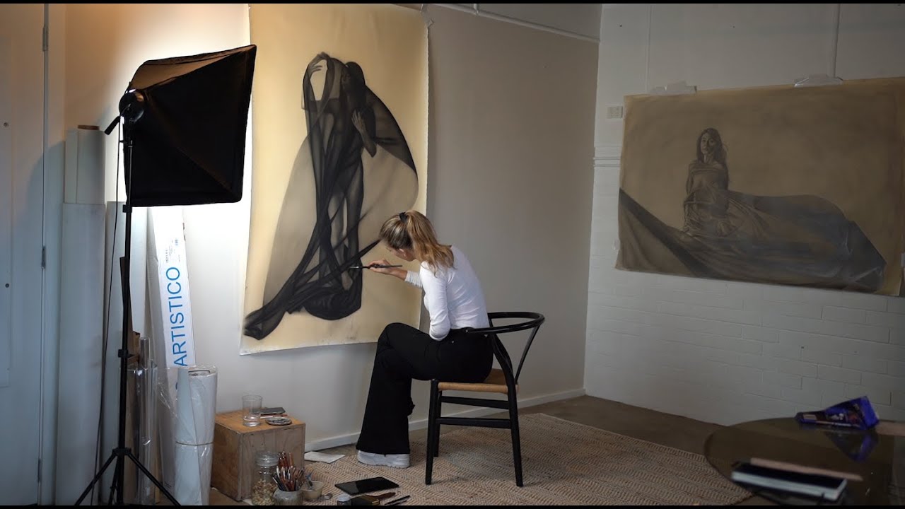 Meditative drawing process How I stay motivated as a full time artist