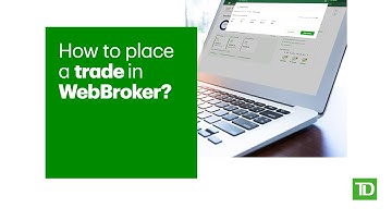 How to place a trade on WebBroker