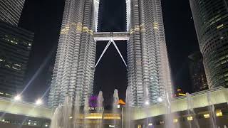 Kuala Lumpur - Twin Towers and Fountains , August 2023 #malaysia #kl