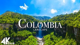 FLYING OVER COLOMBIA 4K UHD - Relaxing Music Along With Beautiful Nature Videos - 4K UHD TV