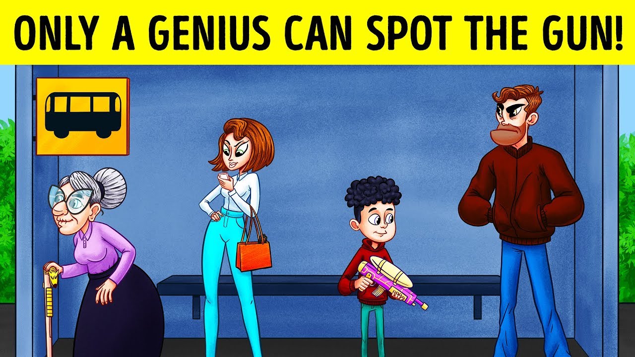 7 second riddles detective How Fast Is Your Brain? Cool Riddles And Picture Puzzles